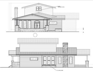 exterior front house plan